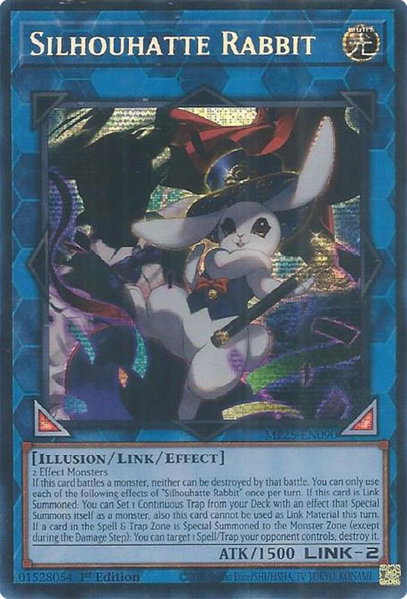 Silhouhatte Rabbit trading card from 2025 Mega-Pack Silhouhatte Rabbit - 2025 Mega-Pack YuGiOh trading card