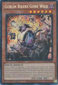 Goblin Bikers Gone Wild - 2025 Mega-Pack (MP25) #MP25-EN098 - Prismatic Secret Rare YuGiOh Trading Card