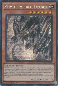 Primite Imperial Dragon - 2025 Mega-Pack (MP25) #MP25-EN099 - Prismatic Secret Rare YuGiOh Trading Card