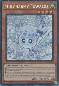 Mulcharmy Fuwalos - 2025 Mega-Pack (MP25) #MP25-EN102 - Prismatic Secret Rare YuGiOh Trading Card