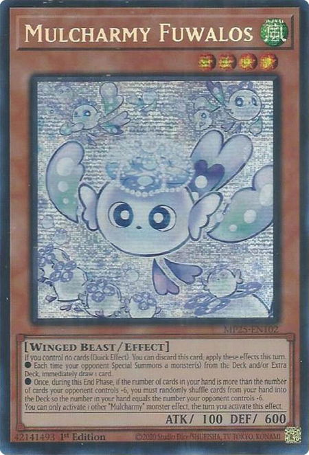Mulcharmy Fuwalos - 2025 Mega-Pack YuGiOh trading card