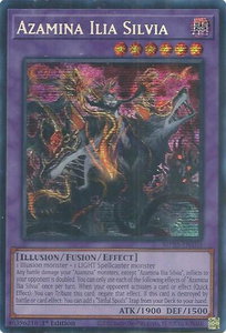 Azamina Ilia Silvia - 2025 Mega-Pack (MP25) #MP25-EN103 - Prismatic Secret Rare YuGiOh Trading Card