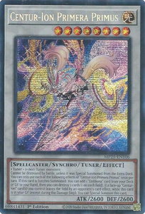Centur-Ion Primera Primus - 2025 Mega-Pack (MP25) #MP25-EN106 - Prismatic Secret Rare YuGiOh Trading Card