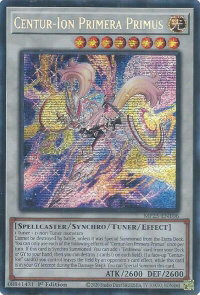 Centur-Ion Primera Primus - 2025 Mega-Pack (MP25) #MP25-EN106 - Prismatic Secret Rare YuGiOh Trading Card