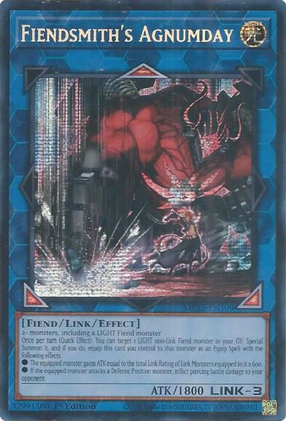 Fiendsmith's Agnumday - 2025 Mega-Pack YuGiOh trading card