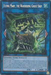 Flying Mary, the Wandering Ghost Ship - 2025 Mega-Pack (MP25) #MP25-EN110 - Prismatic Secret Rare YuGiOh Trading Card