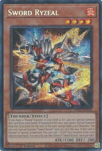 Sword Ryzeal - 2025 Mega-Pack (MP25) #MP25-EN118 - Prismatic Secret Rare YuGiOh Trading Card