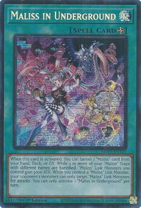 Maliss in Underground - 2025 Mega-Pack (MP25) #MP25-EN127 - Prismatic Secret Rare YuGiOh Trading Card