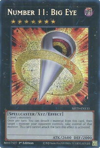 Number 11: Big Eye - 2025 Mega-Pack (MP25) #MP25-EN133 - Prismatic Secret Rare YuGiOh Trading Card