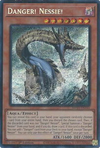 Danger! Nessie! - 2025 Mega-Pack (MP25) #MP25-EN141 - Prismatic Secret Rare YuGiOh Trading Card