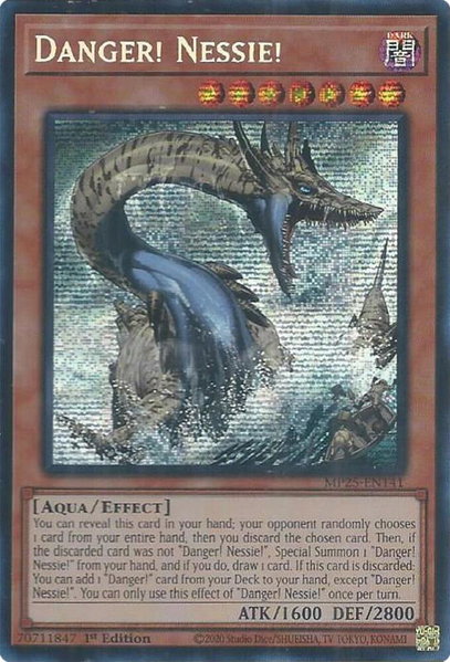 Danger! Nessie! - 2025 Mega-Pack YuGiOh trading card