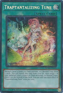 Traptantalizing Tune - 2025 Mega-Pack (MP25) #MP25-EN143 - Prismatic Secret Rare YuGiOh Trading Card