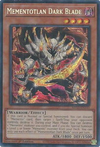 Mementotlan Dark Blade - 2025 Mega-Pack (MP25) #MP25-EN145 - Prismatic Secret Rare YuGiOh Trading Card