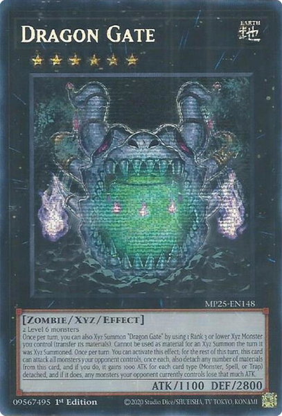 Dragon Gate trading card from 2025 Mega-Pack Dragon Gate - 2025 Mega-Pack YuGiOh trading card