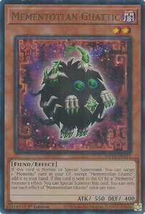 Mementotlan Ghattic - 2025 Mega-Pack (MP25) #MP25-EN157 - Ultra Rare YuGiOh Trading Card