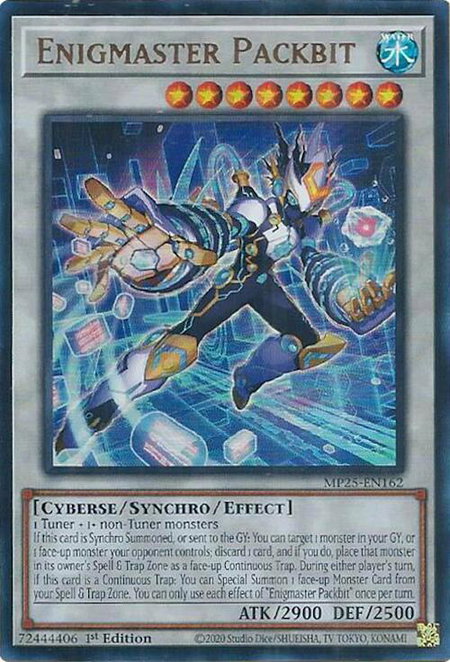 Enigmaster Packbit - 2025 Mega-Pack YuGiOh trading card