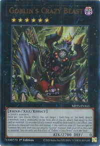 Goblin's Crazy Beast - 2025 Mega-Pack (MP25) #MP25-EN163 - Ultra Rare YuGiOh Trading Card