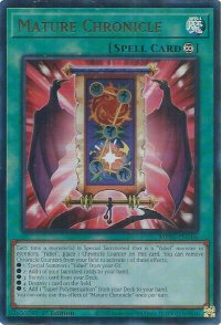Mature Chronicle - 2025 Mega-Pack (MP25) #MP25-EN166 - Ultra Rare YuGiOh Trading Card