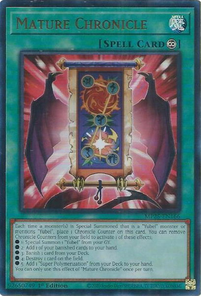 Mature Chronicle - 2025 Mega-Pack YuGiOh trading card