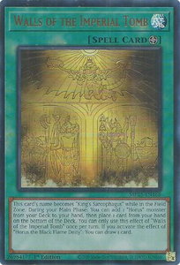 Walls of the Imperial Tomb - 2025 Mega-Pack (MP25) #MP25-EN168 - Ultra Rare YuGiOh Trading Card