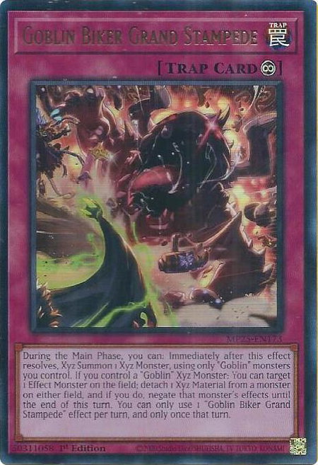 Goblin Biker Grand Stampede - 2025 Mega-Pack YuGiOh trading card