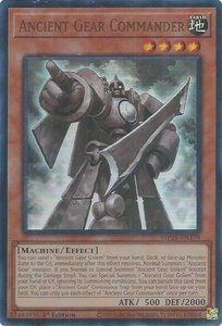 Ancient Gear Commander - 2025 Mega-Pack (MP25) #MP25-EN179 - Ultra Rare YuGiOh Trading Card