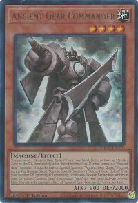Ancient Gear Commander - 2025 Mega-Pack (MP25) #MP25-EN179 - Ultra Rare YuGiOh Trading Card
