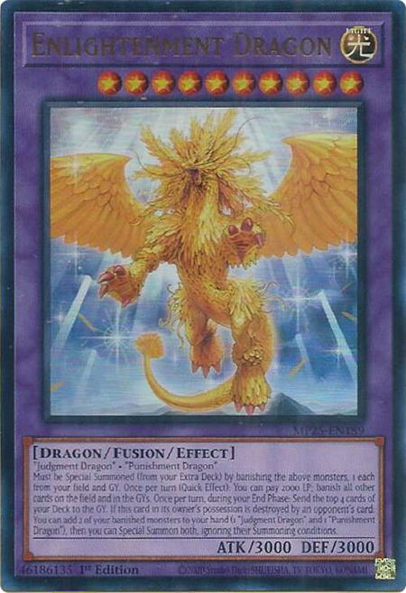 Enlightenment Dragon - 2025 Mega-Pack YuGiOh trading card