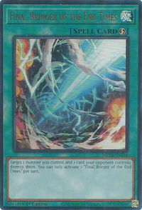 Final Bringer of the End Times - 2025 Mega-Pack (MP25) #MP25-EN254 - Ultra Rare YuGiOh Trading Card