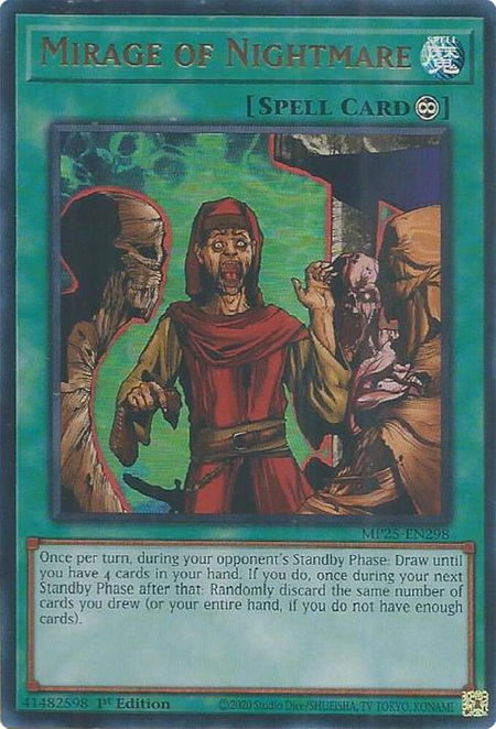 Mirage of Nightmare - 2025 Mega-Pack YuGiOh trading card