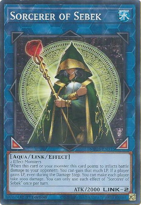 Sorcerer of Sebek - 2025 Mega-Pack YuGiOh trading card