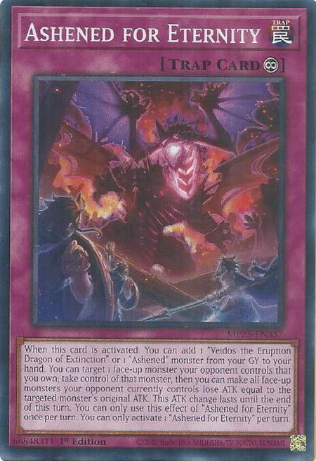 Ashened for Eternity - 2025 Mega-Pack YuGiOh trading card