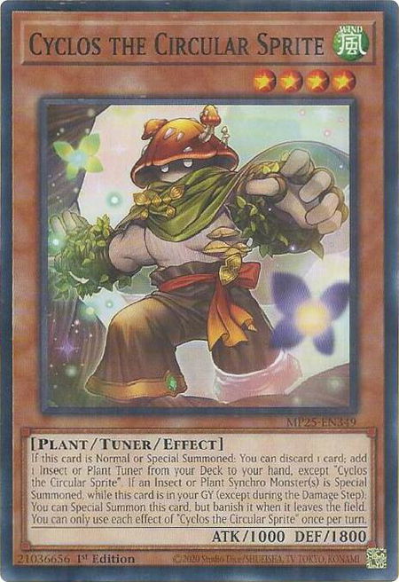 Cyclos the Circular Sprite - 2025 Mega-Pack YuGiOh trading card