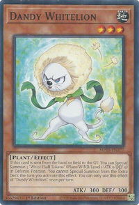 Dandy Whitelion - 2025 Mega-Pack (MP25) #MP25-EN377 - Common / Short Print YuGiOh Trading Card