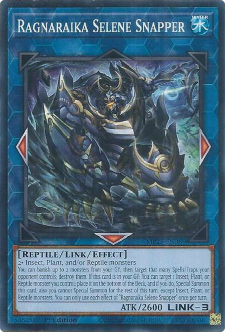 Ragnaraika Selene Snapper - 2025 Mega-Pack YuGiOh trading card
