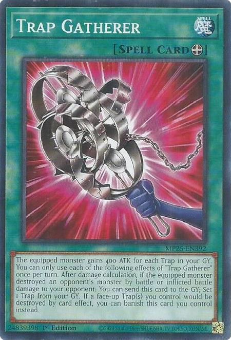 Trap Gatherer - 2025 Mega-Pack YuGiOh trading card