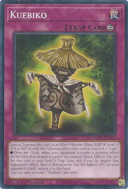 Kuebiko - 2025 Mega-Pack YuGiOh trading card