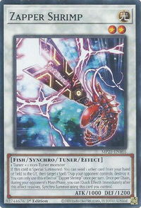 Zapper Shrimp - 2025 Mega-Pack (MP25) #MP25-EN405 - Common / Short Print YuGiOh Trading Card