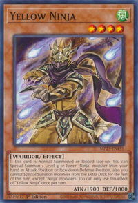 Yellow Ninja - 2025 Mega-Pack (MP25) #MP25-EN449 - Common / Short Print YuGiOh Trading Card
