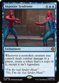Impostor Syndrome - Marvel's Spider-Man (SPM) #34 - Mythic Magic: The Gathering Trading Card
