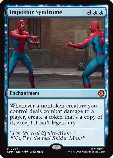 Impostor Syndrome - Marvel's Spider-Man Magic: The Gathering trading card