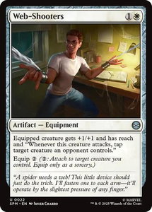 Web-Shooters - Marvel's Spider-Man (SPM) #22 - Uncommon Magic: The Gathering Trading Card