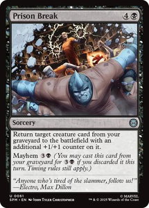 Prison Break - Marvel's Spider-Man (SPM) #61 - Uncommon Magic: The Gathering Trading Card