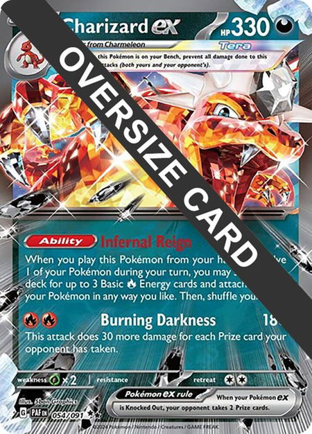 Charizard ex - 054/091 trading card from Jumbo Cards Charizard ex - 054/091 - Jumbo Cards Pokémon trading card