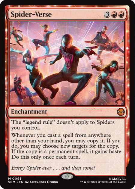 Spider-Verse - Marvel's Spider-Man Magic: The Gathering trading card