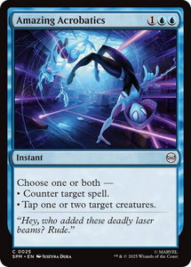 Amazing Acrobatics - Marvel's Spider-Man (SPM) #25 - Common Magic: The Gathering Trading Card