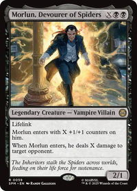 Morlun, Devourer of Spiders - Marvel's Spider-Man (SPM) #59 - Rare Magic: The Gathering Trading Card