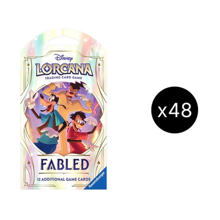 Disney Lorcana: Fabled Sleeved Booster Pack Case trading card from Fabled Disney Lorcana: Fabled Sleeved Booster Pack Case - Fabled Disney Lorcana trading card
