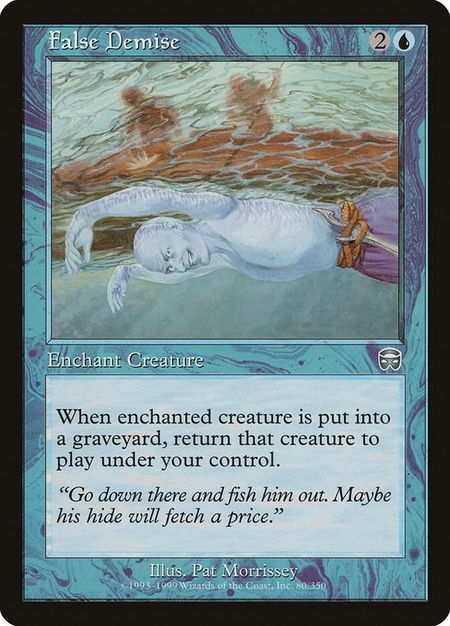 False Demise - Mercadian Masques Magic: The Gathering trading card