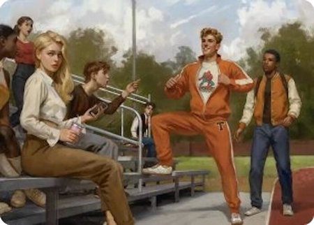 Flash Thompson, Spider-Fan Art Card - Art Series: Marvel's Spider-Man Magic: The Gathering trading card